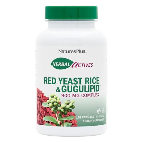 NaturesPlus Herbal Actives Red Yeast Rice & Gugulipid - 120…