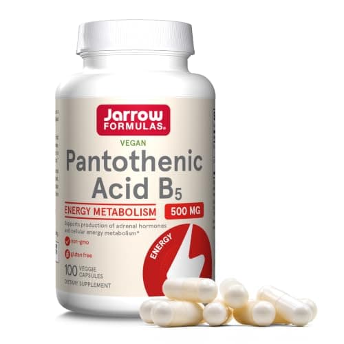 Jarrow Formulas Pantothenic Acid B5 500 mg