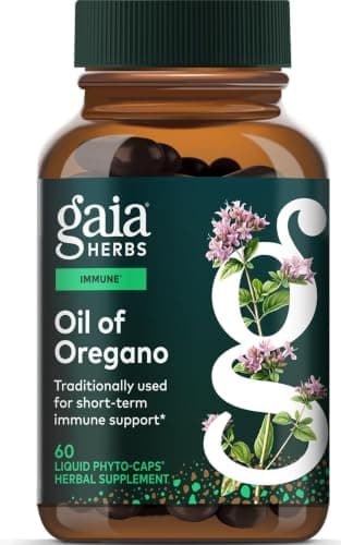Gaia Herbs Oil of Oregano Capsules - 230 mg Oregano Leaf…