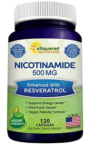 aSquared Nutrition Nicotinamide with Resveratrol - 120 Veggie…