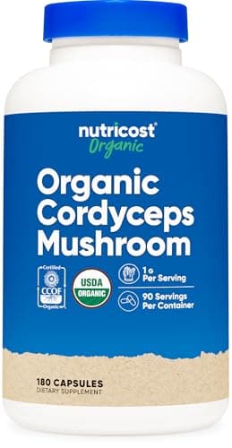 Nutricost Cordyceps Mushroom (1100mg) 180 Capsules