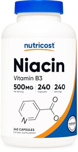 Nutricost Niacin (Vitamin B3) 500mg