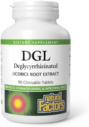 Natural Factors DGL Chewable - Digestive Support Supplement…