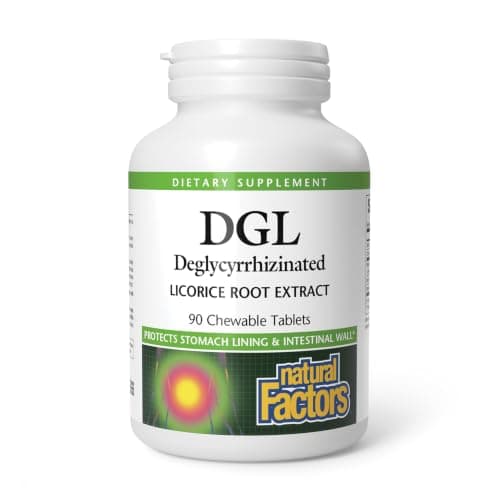 Natural Factors DGL Chewable - Digestive Support Supplement…