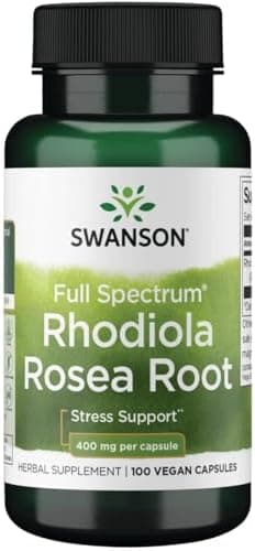 Swanson Rhodiola Rosea Root - Adaptogenic Herb Supplement…