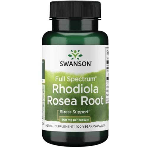 Swanson Rhodiola Rosea Root - Adaptogenic Herb Supplement…