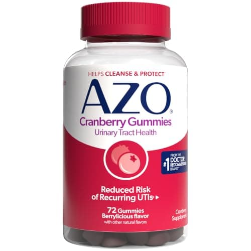 AZO ZO Cranberry Gummies for Urinary Tract Health Women & Men