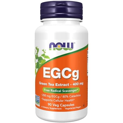 NOW Foods Supplements, EGCg Green Tea Extract 400 mg, Free…