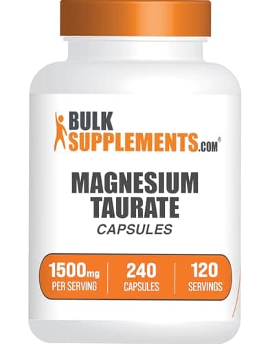 BulkSupplements.com Magnesium Taurate Capsules - Magnesium…