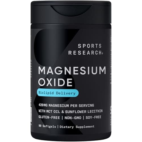 Sports Research® Magnesium Oxide 420mg w/Coconut MCT Oil