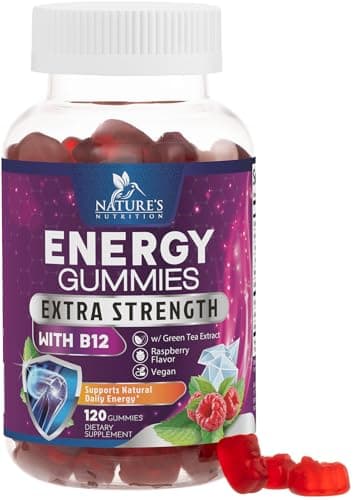 Energy Gummies - Vitamin B12 1000 mcg Per Serving - Daily…