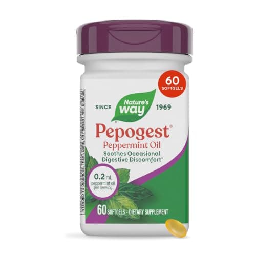 Nature's Way Pepogest Peppermint Oil Softgels