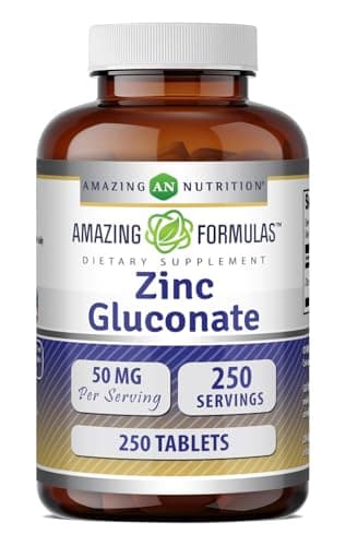 Amazing Formulas Zinc Gluconate 50 Mg Supplement | Tablets…
