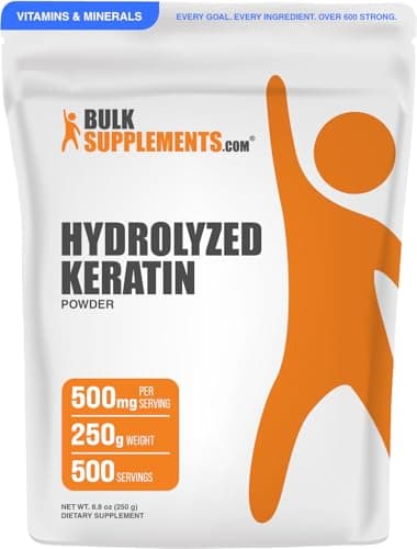BulkSupplements.com Hydrolyzed Keratin Powder - Gluten Free
