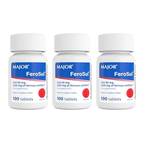 MAJOR Ferosul - Ferrous Sulfate 325mg Tablets with 65mg…