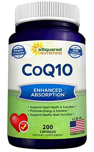 CoQ10 400mg - 200 Capsules - Co Q 10 Supplement - Coenzyme Q10…