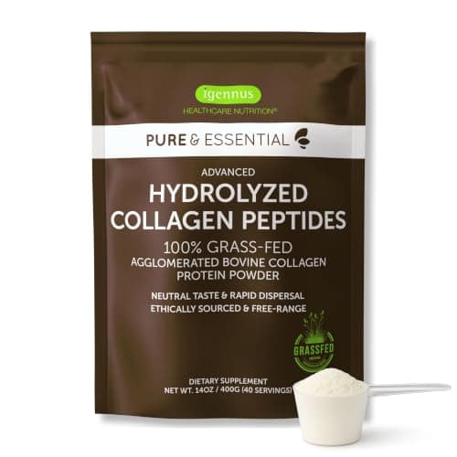 Igennus Free Range Grass Fed Hydrolyzed Bovine Collagen…