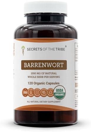 Secrets of the Tribe Barrenwort USDA Organic 120 Capsules…