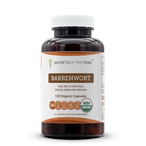 Secrets of the Tribe Barrenwort USDA Organic 120 Capsules…