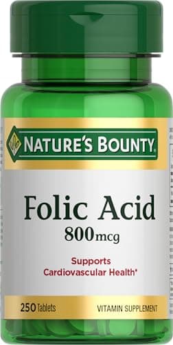 Nature's Bounty Folic Acid Supplement