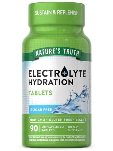 Nature's Truth Electrolyte Tablets | No Sugar | 90 Count