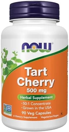 NOW Foods Supplements, Tart Cherry (Prunus cerasus) 500 mg…