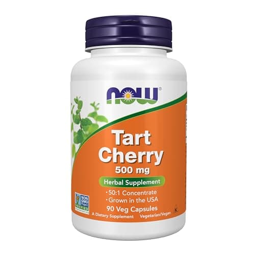 NOW Foods Supplements, Tart Cherry (Prunus cerasus) 500 mg…