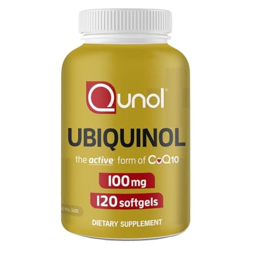 Qunol Ubiquinol 100mg, Powerful Antioxidant for Heart Health…