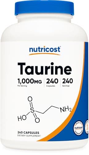 Nutricost Taurine 1000mg Capsules Supplement
