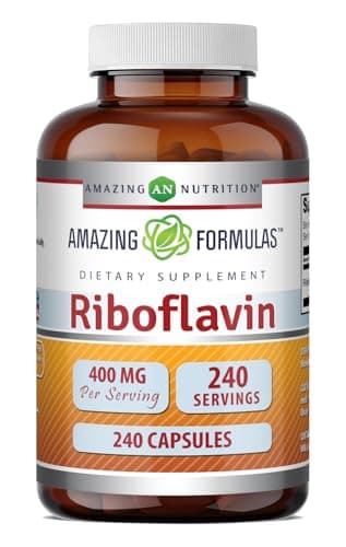 Amazing Formulas Riboflavin 400 mg Capsules | Vitamin B2…