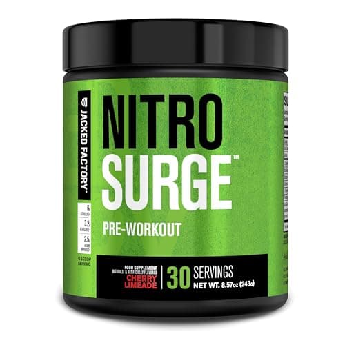 Jacked Factory NITROSURGE Pre Workout Supplement - Endless…