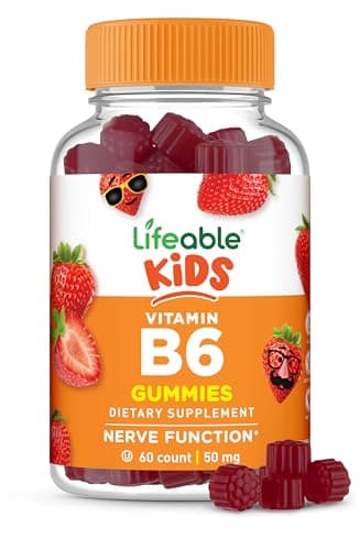 Lifeable Vitamin B6 Gummies for Kids | Great Tasting B6…