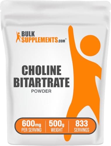 BulkSupplements.com Choline Bitartrate Powder - Choline…