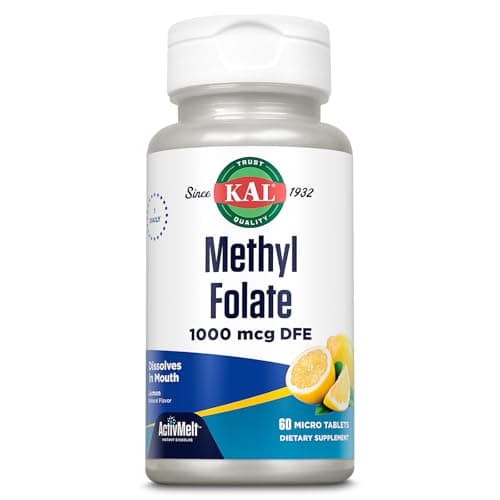KAL Methyl Folate 1000 mcg - 5-MTHF Active Form