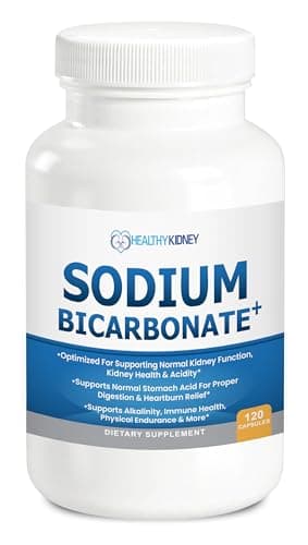 Organic Sodium Bicarbonate Alkaline 650 mg Capsules - Enhanced…