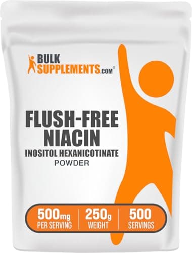 BulkSupplements.com Flush Free Niacin Powder - as Inositol…