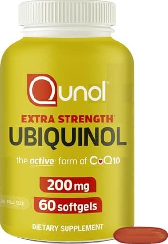 Qunol Ubiquinol 200mg, Extra Strength, Powerful Antioxidant…