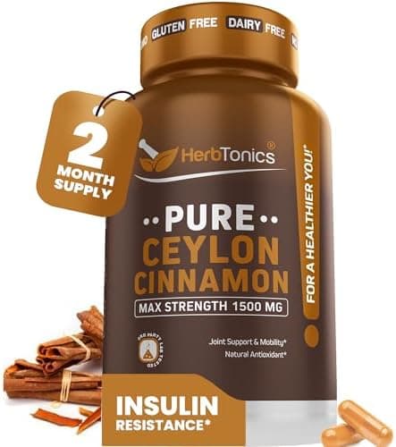 Herbtonics Pure Ceylon Cinnamon Capsules | Immune System