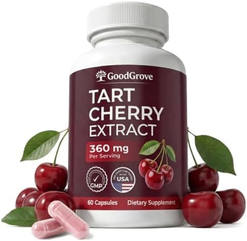GoodGrove Montmorency Tart Cherry Capsules - Cold Pressed Tart…