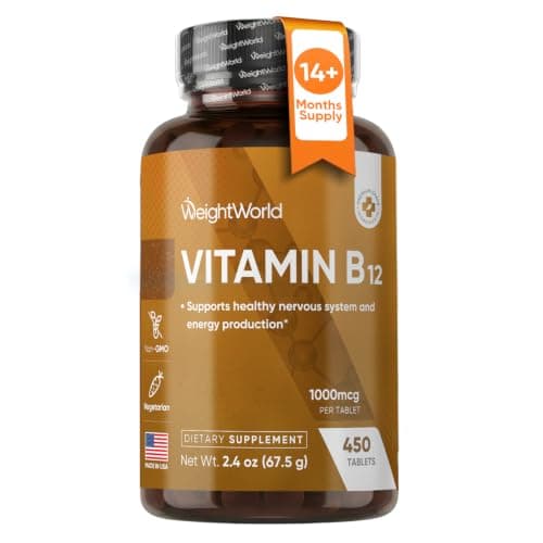 WeightWorld Vitamin B12 1000 mcg Supports Healthy Nervous System