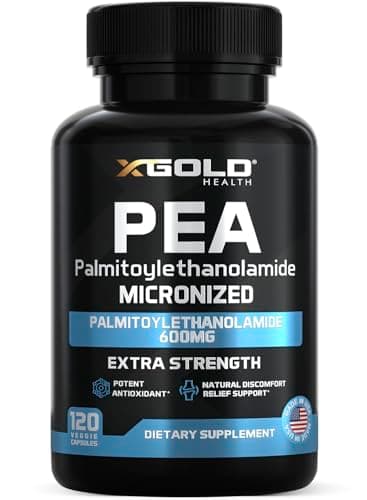 Palmitoylethanolamide Pea Supplement 600 mg | Micronized Pea…