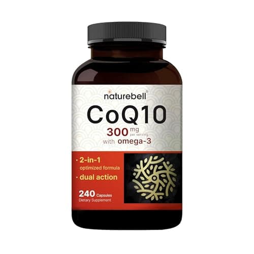 NatureBell CoQ10 300mg - 240 Capsules - High-Potency Support…