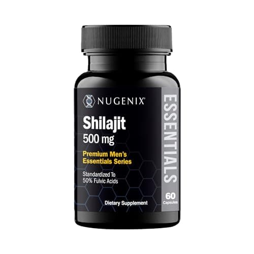 Nugenix Essentials Shilajit Capsules Supplement for Men…