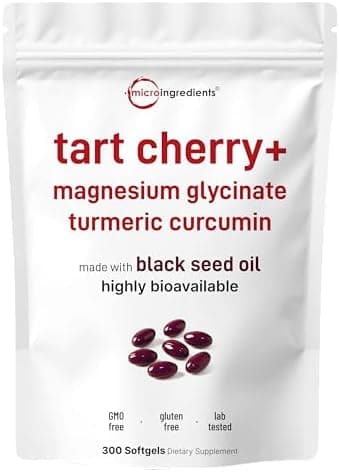 Tart Cherry+ with Magnesium Glycinate & 95% Turmeric Curcumin