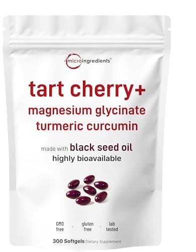 Tart Cherry+ with Magnesium Glycinate & 95% Turmeric Curcumin