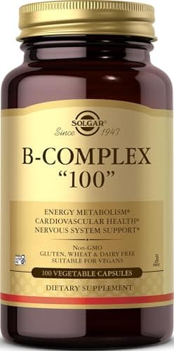 Solgar B-Complex 100, 100 Vegetable Capsules - 100 Servings