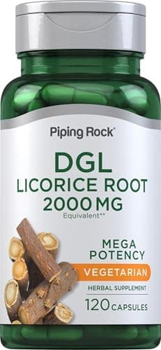 Piping Rock DGL Supplement | 120 Capsules | Licorice Root…