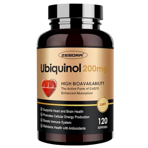 ZEBORA Ubiquinol CoQ10 200mg Softgels