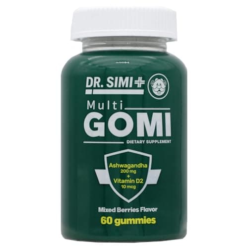 Dr. SImi Ashwagandha + Vitamin D2 Gummies Stress and Mood…