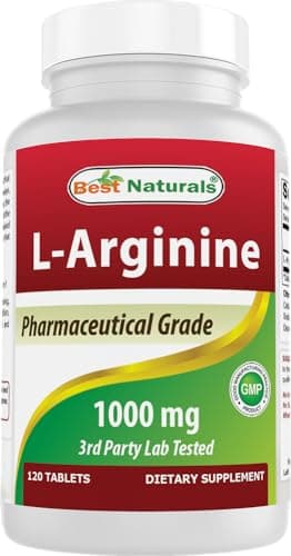(New Improved Formula) Best Naturals L-Arginine 1000 mg 120…